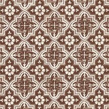 Dark Brown Tiled Italian Paper ~ Tassotti